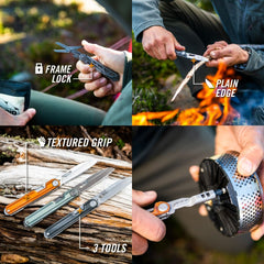 Briceag EDC (everyday carry) GERBER, ArmBar Slim Cut - Orange