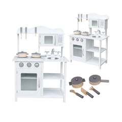 Bucatarie din lemn MDF pentru copii cu accesorii 85cm