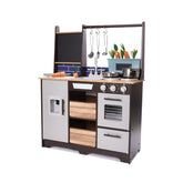 Hectarul - Bucatarie din lemn pentru copii cu accesorii, MDF, LOFT XXL, 74 x 31 x 96 cm