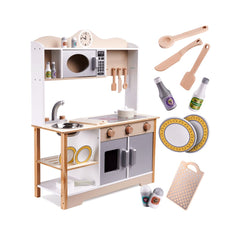 Bucatarie din lemn pentru copii din MDF cu accesorii, LULILO