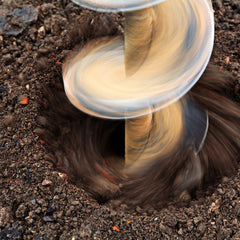 Burghiu de pamant manual Strend Pro EDO 64, diametru 230 mm, din otel