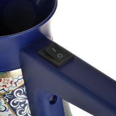 Cafetiera electrica albastra 350 ml.