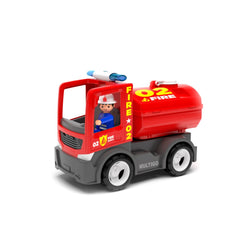 Camion de pompieri cu cisterna si un pompier MultiGO