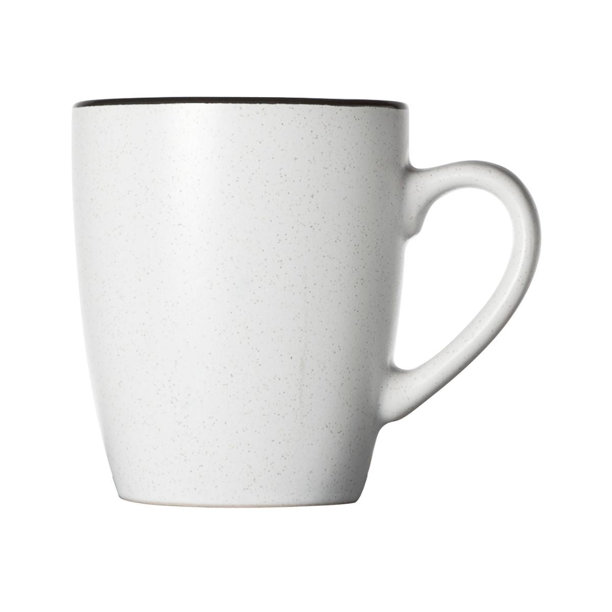 Cana alb/negru din material ceramic 35cl Speckle Cosy&Trendy, 1, hectarul.ro