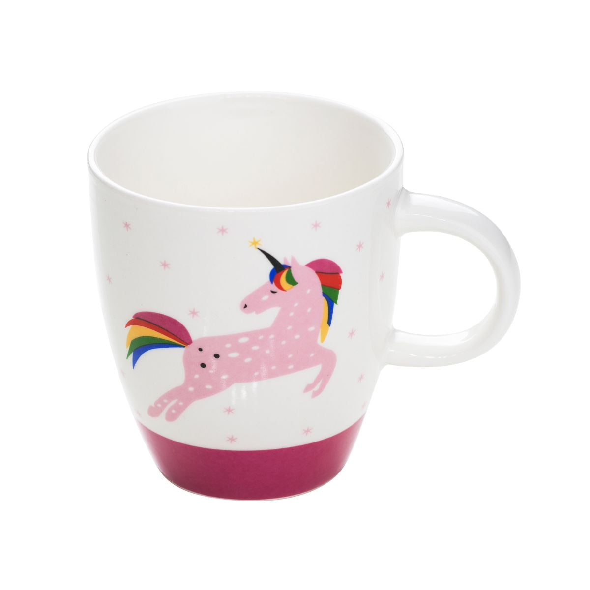 Cana alb/roz din portelan 24cl Unicorn Cosy&Trendy, 1, hectarul.ro