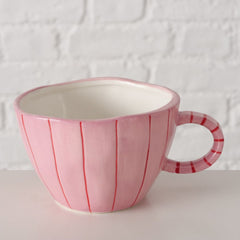 Cana ceramica jumbo roz 450 ml Nordica Boltze