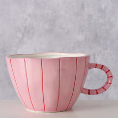 Cana ceramica jumbo roz 450 ml Nordica Boltze