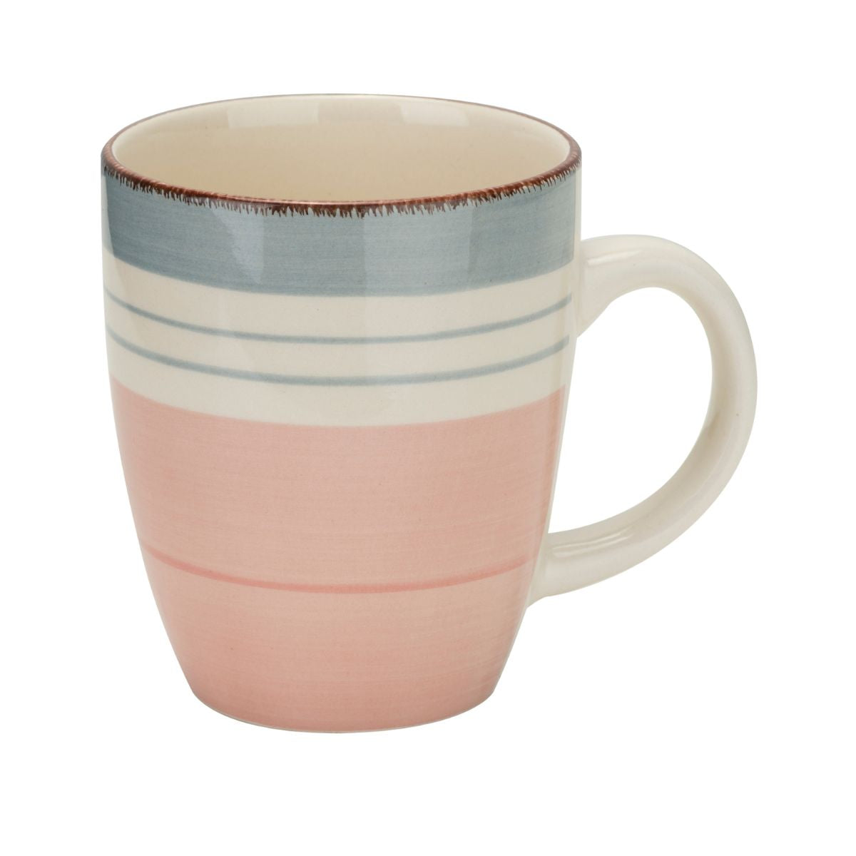 Cana ceramica roz/multi 36 cl Larissa Cosy&Trendy, 1, hectarul.ro