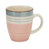 Hectarul - Cana ceramica roz/multi 36 cl Larissa Cosy&Trendy