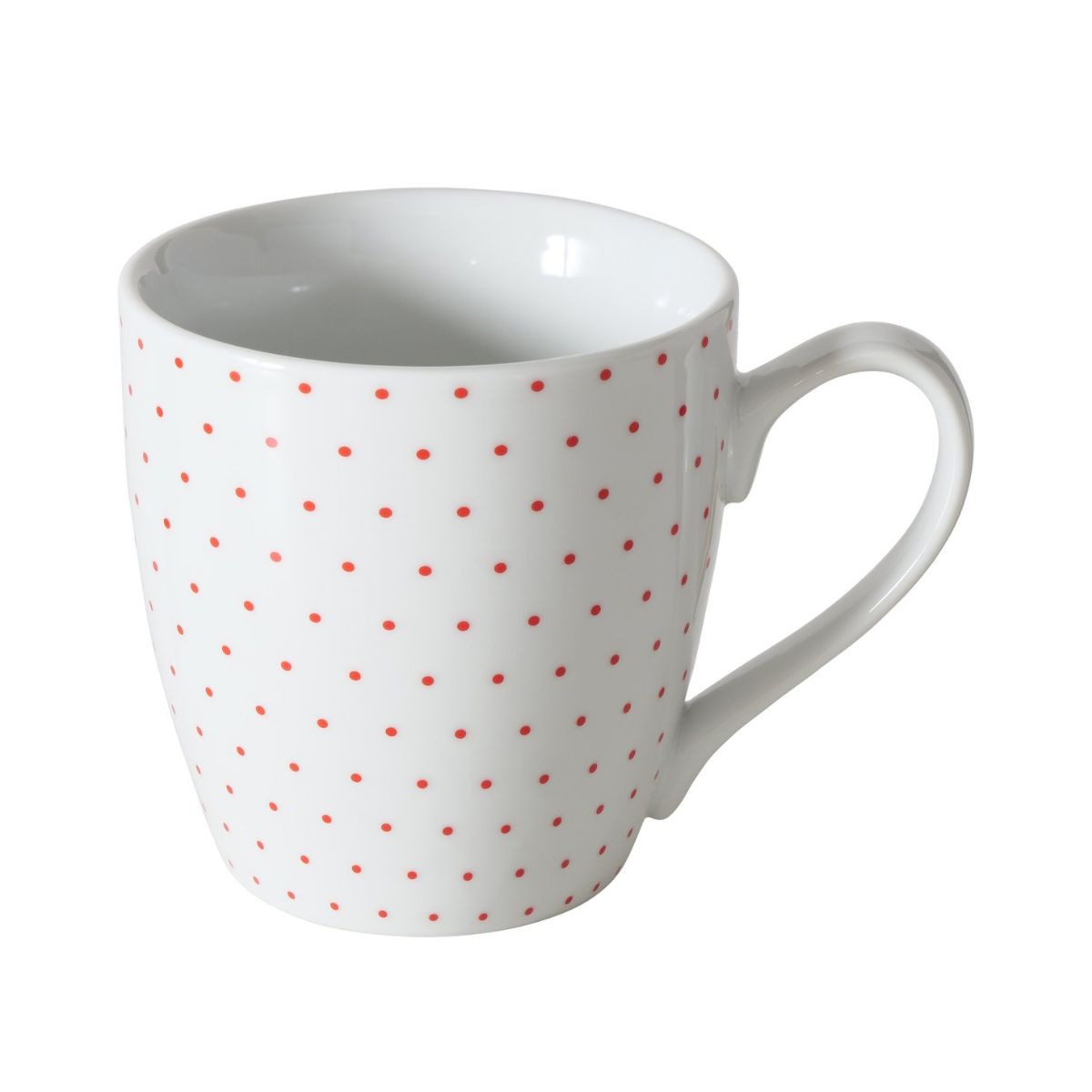 Cana din portelan alb/rosu Jumbo Lilly Boltze, 1, hectarul.ro