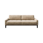 Hectarul - Canapea 3 locuri bej piele ecologica Musso Tufted Mesonica