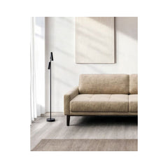 Canapea 3 locuri bej piele ecologica Musso Tufted Mesonica