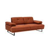 Hectarul - Canapea extensibila cu 2 locuri Mustang - Orange