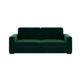 Hectarul - Canapea extensibila 3 locuri verde smarald textil Lago Mesonica