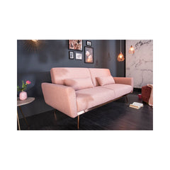 Canapea extensibila roz pal 210cm Bellezza Invicta