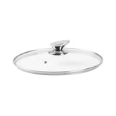 Hectarul - Capac de oala din sticla termorezistenta MagicHome Black Line, 26 cm diametru