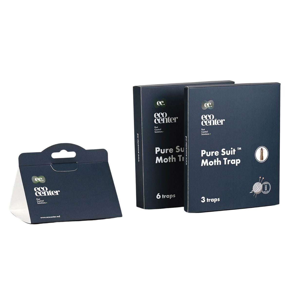 Capcana pentru molia hainelor, Pure Suite, set 3 bucati, 1, hectarul.ro