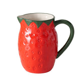 Hectarul - Carafa rosu/verde din portelan 1200 ml Strawberry Boltze