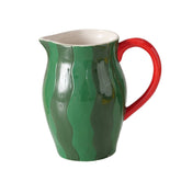 Hectarul - Carafa verde/rosu din portelan 1200 ml Melone Boltze