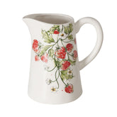 Hectarul - Carfa alba din ceramica 1,25 l Strawberry Boltze