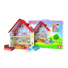 Casa de jucarie cu 2 etaje si 2 figurine Pokeeto