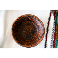 Castron din ceramica maro 17 cm