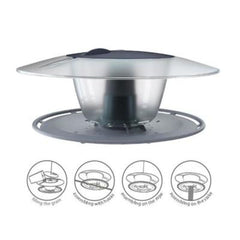 Casuta/ hranitoare pentru pasari rotunda 29.4x25.8x12.2cm