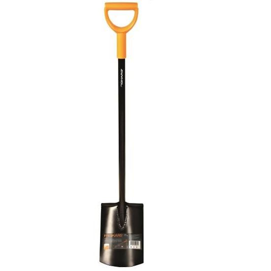 Cazma pentru plantat si bordurat Fiskars Solid, varf rotunjit, 1170 mm, 1940 g, 1, hectarul.ro