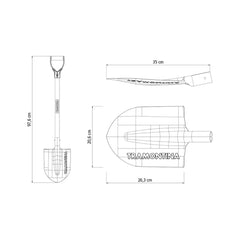 Cazma pentru sapat, 95 cm, Tramontina