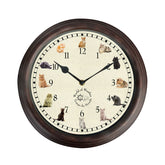 Hectarul - Ceas de perete din polipropilena si PVC Cats sounds Esschert Design