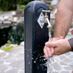 Cismea ( masca robinet) pentru gradina din plastic ITWTAN, 90 cm inaltime , antracit