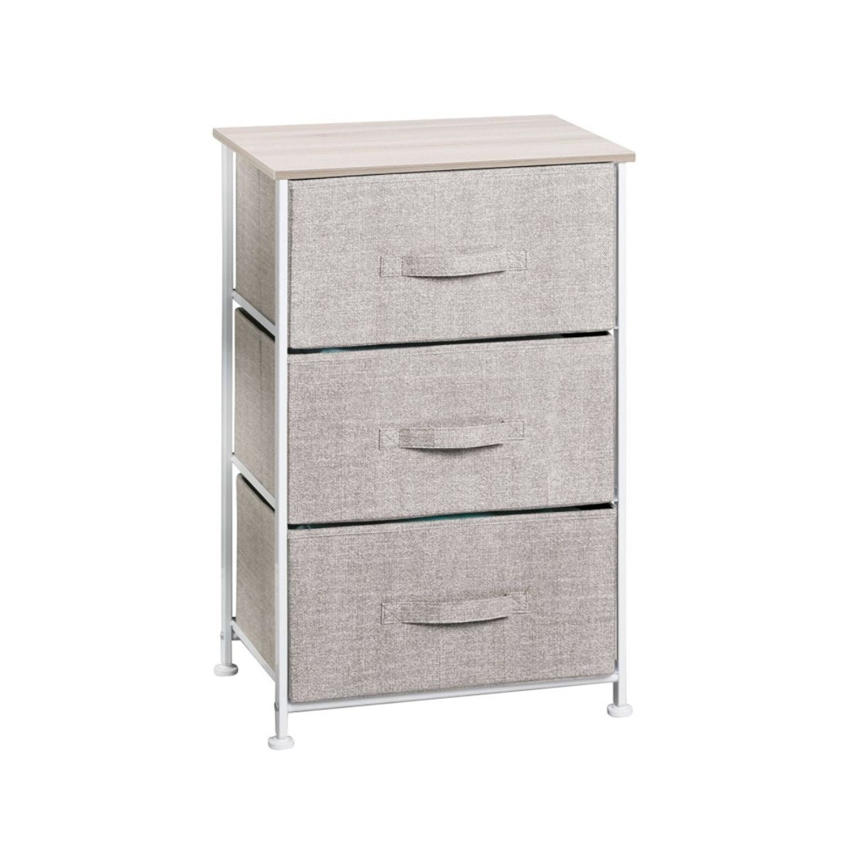 Comoda 3 sertare , 45 x 30 x 73 cm, Grunberg TB67 (crem), 1, hectarul.ro