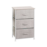 Hectarul - Comoda 3 sertare , 45 x 30 x 73 cm, Grunberg TB67 (crem)