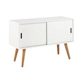 Hectarul - Comoda alba din lemn de stejar si MDF, 100 cm, Mitra Actona