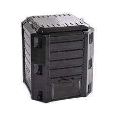 Compostor gradina COMPOGREEN, 380 litri, negru