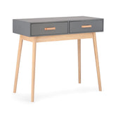 Hectarul - Consola gri/maro din lemn si MDF 90x40x79 cm Ordinary Bizzotto