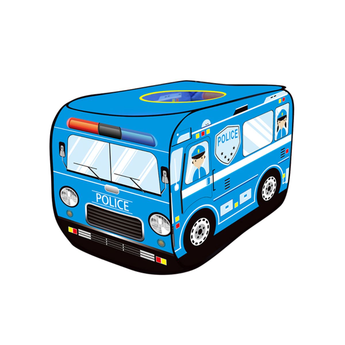 Cort de joaca pentru copii, POLICE BUS, TT1003A, 1, hectarul.ro