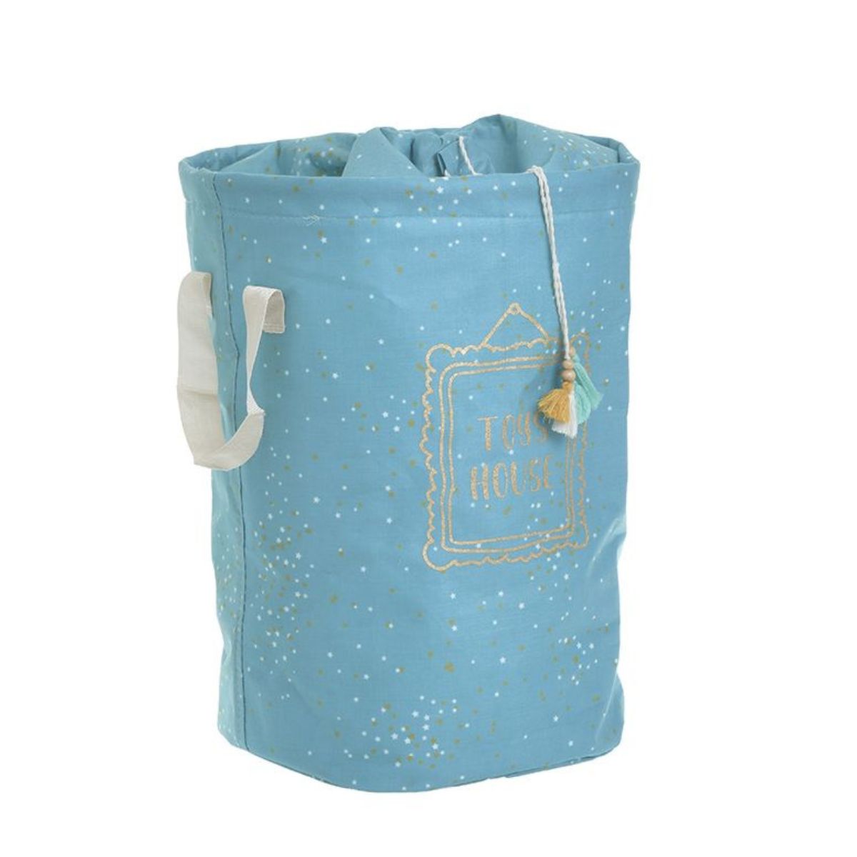 Cos albastru deschis textil pentru copii Inart, 1, hectarul.ro