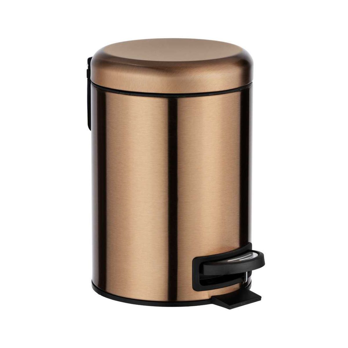 Cos de gunoi maro din inox, 3 litri, Leman Wenko, 1, hectarul.ro