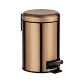 Hectarul - Cos de gunoi maro din inox, 3 litri, Leman Wenko