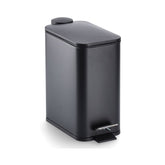Hectarul - Cos de gunoi, negru, din plastic si metal, 5L, Pedal bin Zeller
