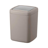 Hectarul - Cos de gunoi taupe din plastic 3 litri Barcelona S Wenko