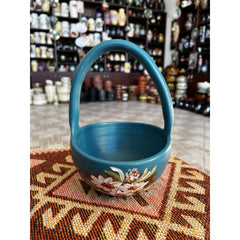 Cos din ceramica albastru