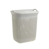 Hectarul - Cos pentru rufe crem din plastic 52 l, 44x35x52 cm