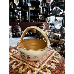 Cosulet din ceramica alb