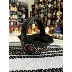 Cosulet din ceramica pictat traditional