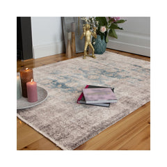 Covor albastru din bumbac si poliester My Maurea 781 Obsession 120x170