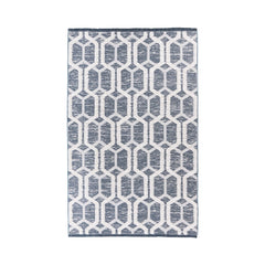 Covor albastru din bumbac si poliester My Nomad 440 Obsession 120x170