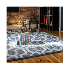 Covor albastru din bumbac si poliester My Nomad 440 Obsession 120x170