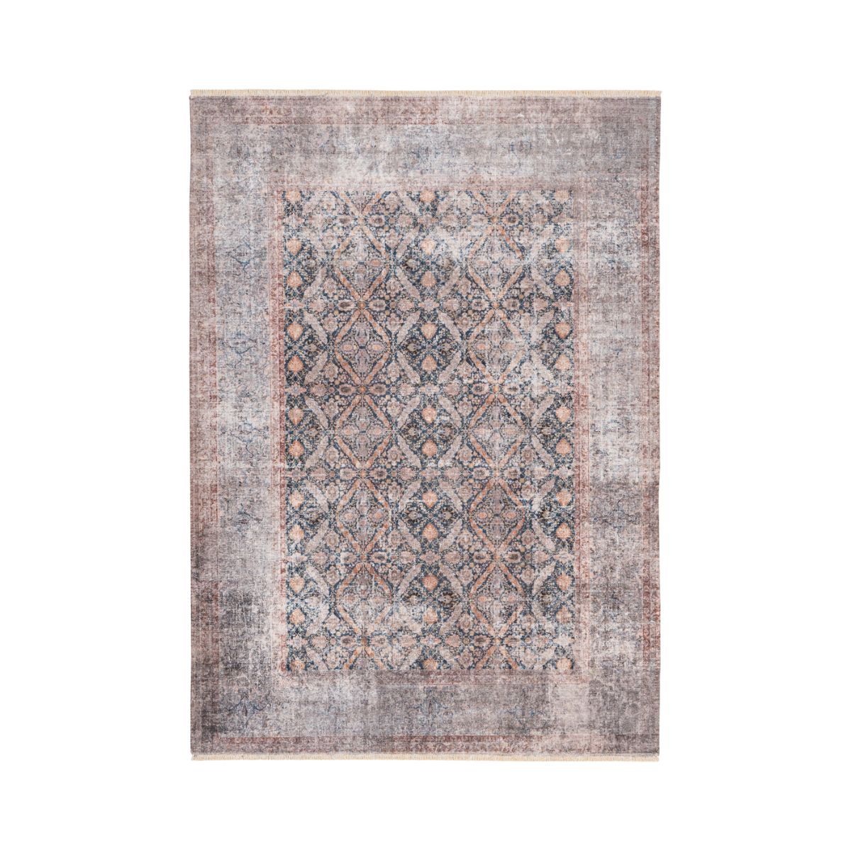 Covor albastru navy din bumbac si poliester My Maurea 780 Obsession 155x230, 1, hectarul.ro